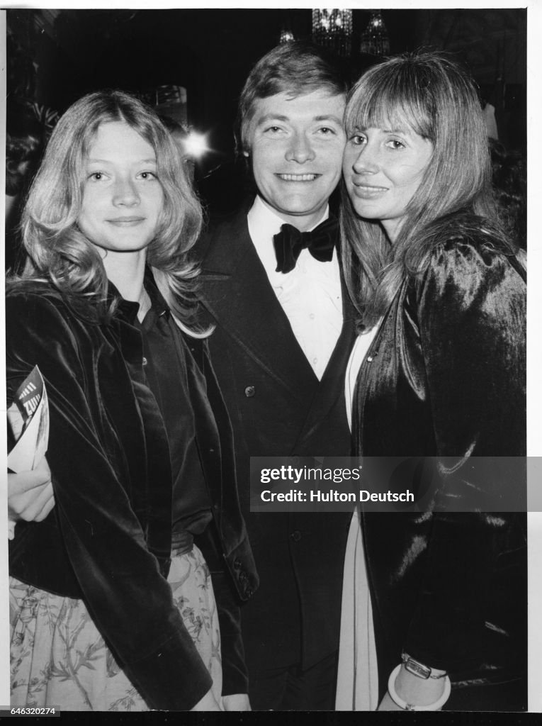 British Actor Simon Ward With His Wife Alexandra And His Daughter british-actor-simon-ward-with-his-wife-alexandra-and-his-daughter