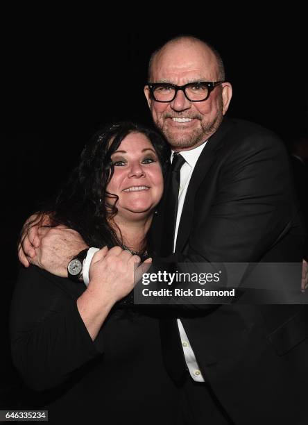 Mayor Megan Barry and Erv Woolsey Management’s Dottie Oelhafen attend the T.J. Martell Foundation 9th Annual Nashville Honors Gala at Omni Hotel on...