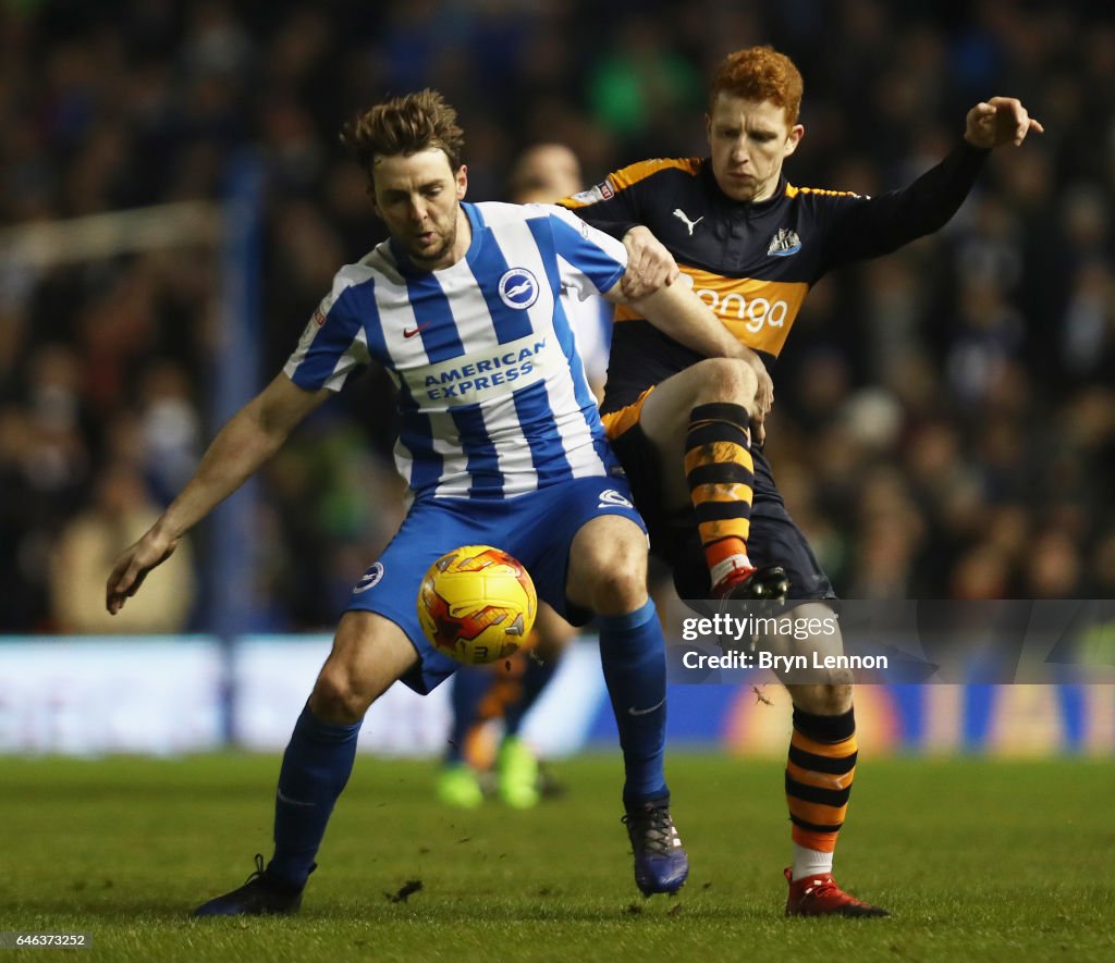 Brighton & Hove Albion v Newcastle United - Sky Bet Championship