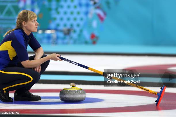 The XXII Winter Olympic Games 2014 in Sotchi, Olympics, Olympische Winterspiele Sotschi 2014 Sochi, Krasnodar Krai, Russia. Sweden's Maria Prytz...