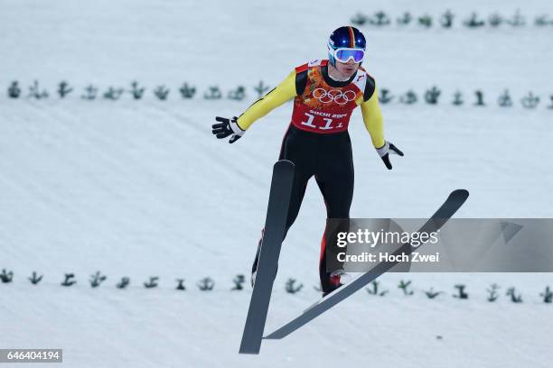 The XXII Winter Olympic Games 2014 in Sotchi, Olympics - Olympische Winterspiele Sotschi 2014, Men's Team Ski Jumping, Andreas Wank / GER - Germany,...