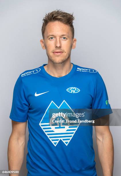 Mattias Mostrom of Team Molde FK Photocall on February 21, 2017 in Molde, Norway.