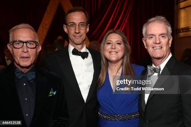 Bob Hohman, Bayard Maybank, Laura Gersh and David Gersh attend the 89th Annual Academy Awards at Hollywood & Highland Center on February 26, 2017 in...