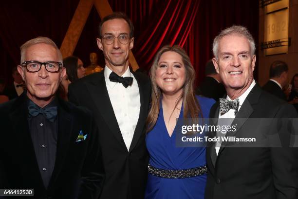 Bob Hohman, Bayard Maybank, Laura Gersh and David Gersh attend the 89th Annual Academy Awards at Hollywood & Highland Center on February 26, 2017 in...