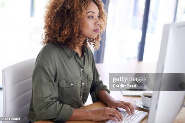 Hard Working Computer Worker 1,671 Woman Working Hard At Computer Stock Photos, High-Res Pictures ...