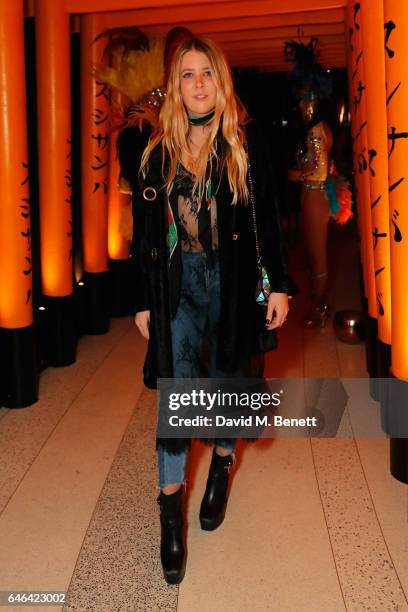 Gracie Egan joins SUSHISAMBA and Cool Earth to celebrate SAMBAZONIA at SUSHISAMBA on February 28, 2017 in London, England.