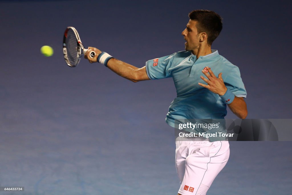 Abierto Mexicano Telcel Day 2 - Djokovic v Klizan