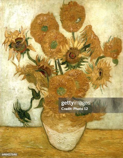 Van Gogh, Vase with Fifteen Sunflowers.