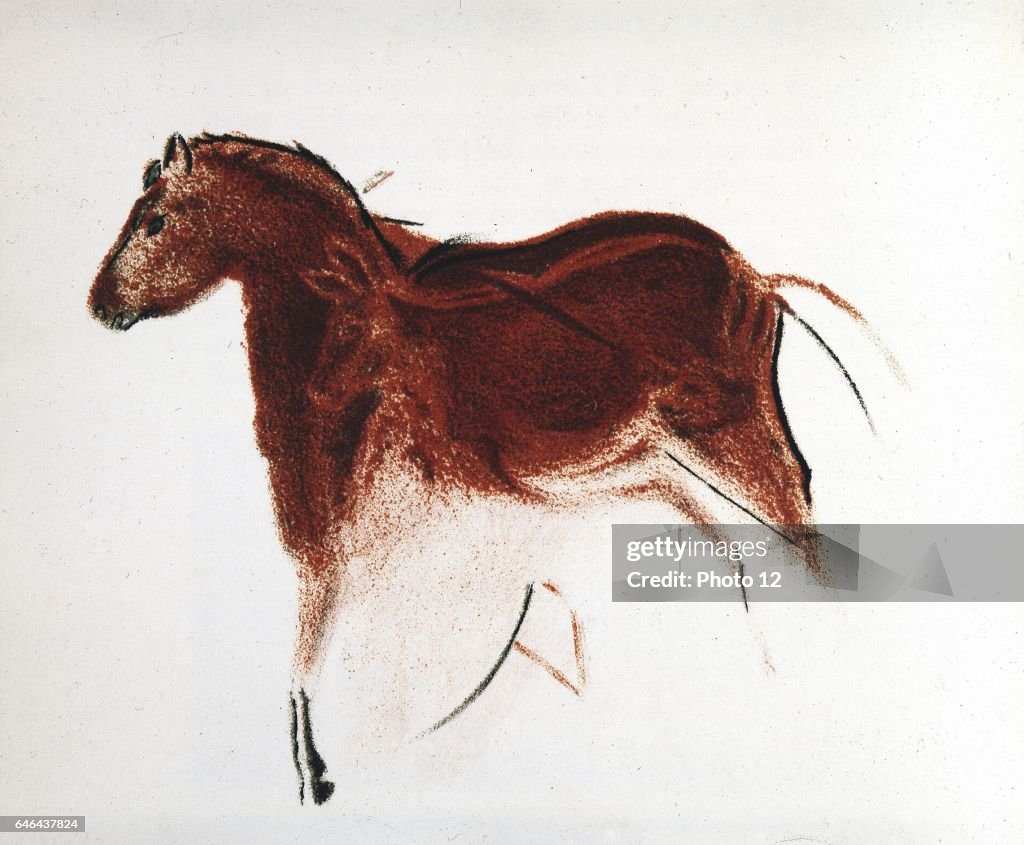 Horse and Hind, Palaeolithic cave painting