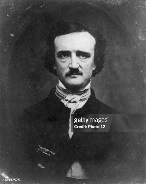 Edgar Allan Poe 1809-1849. American author of horror and thriller stories c1904.