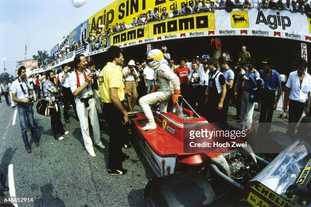 Formel 1, Grand Prix Italien 1979, Monza, Boxengasse, Ferrari-Box Jody Scheckter, Ferrari 312T4 Ferrari-Team www.hoch-zwei.net , copyright: HOCH ZWEI...