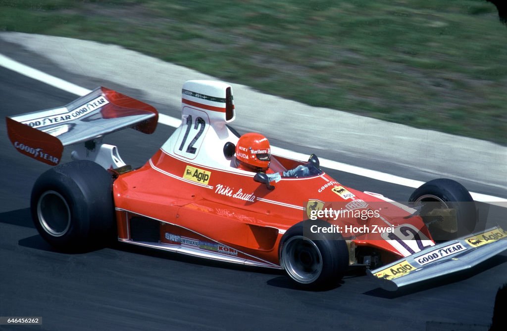 Formel 1, Grand Prix Belgien 1975, Zolder, 25.05.1975 Niki Lauda, Ferrari 312T www.hoch-zwei.net , copyright: HOCH ZWEI