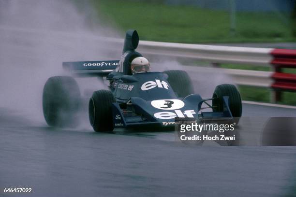 Formel 1, Grand Prix Oesterreich 1975, Oesterreichring, Jody Scheckter, Tyrrell-Ford 007 www.hoch-zwei.net , copyright: HOCH ZWEI / Ronco