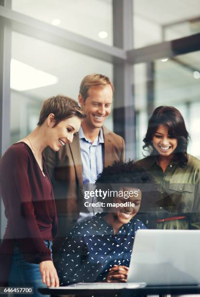 wireless work makes effortless work - business vertical stock pictures, royalty-free photos & images