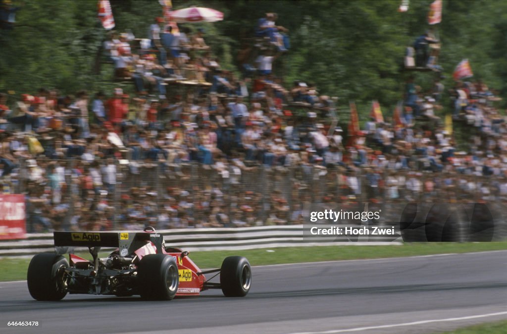 Formel 1, Grand Prix Italien 1983, Monza, 11.09.1983 Rene Arnoux, Ferrari 126C3 www.hoch-zwei.net , copyright: HOCH ZWEI