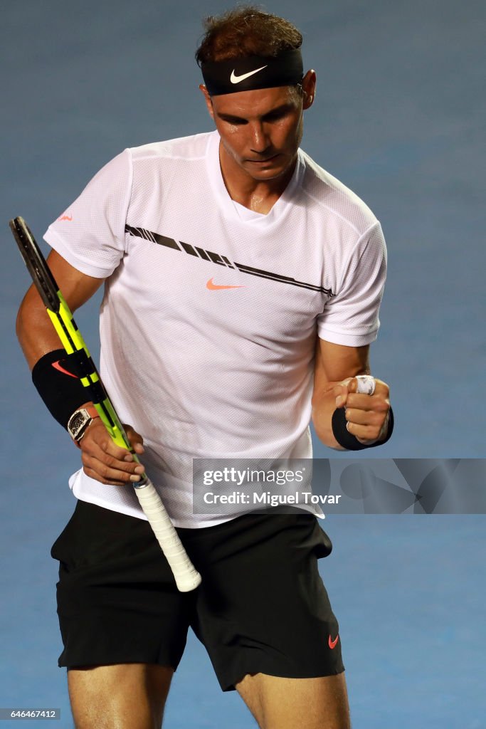 Abierto Mexicano Telcel Day 2 - Zverev v Nadal