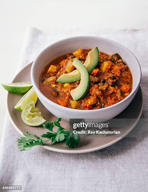 vegan chili - chili bildbanksfoton och bilder