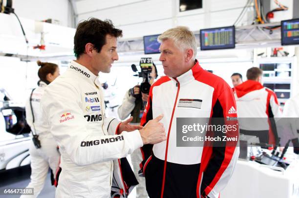 Hours of Silverstone Porsche Team: Timo Bernhard, Romain Dumas, Mark Webber