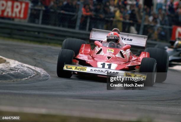 Formel 1, Grand Prix Belgien 1977, Zolder, Niki Lauda, Ferrari 312T2 www.hoch-zwei.net , copyright: HOCH ZWEI / Ronco