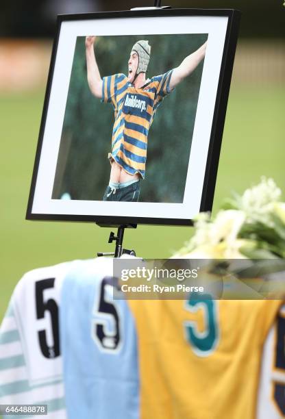 General view during the Public Memorial for former Australian Rugby Union player Dan Vickerman at Sydney University on March 1, 2017 in Sydney,...