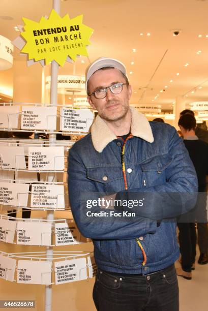 Loic Prigent attends the "Entendu Au Bon Marche" : Loic Prigent Book Launch Cocktail Fest Noz at Bon Marche on February 28, 2017 in Paris, France.