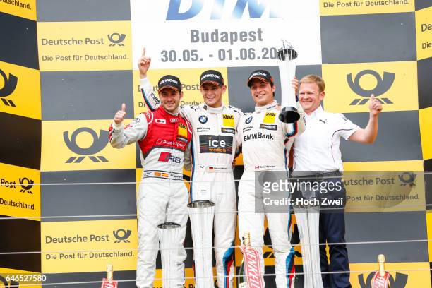Motorsports / DTM 3. Race Hungaroring, HUN Miguel Molina , #23 Marco Wittmann , #9 Bruno Spengler ,