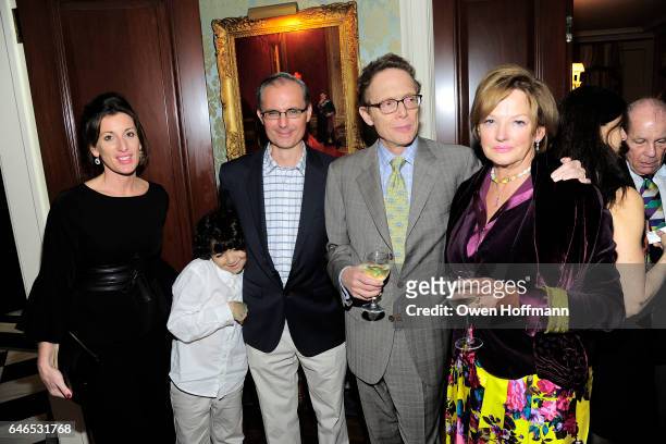 Victoria Nicholson, Scott Elkins, David Levy and Amanda Bowman attend Martin and Jean Shafiroff Host Kick-off Cocktails for NYC Mission Society at...