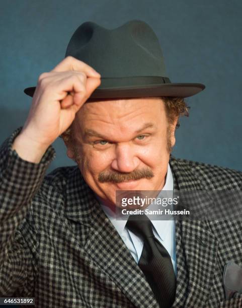 John C. Reilly attends the European premiere Of "Kong: Skull Island" on February 28, 2017 in London, United Kingdom.