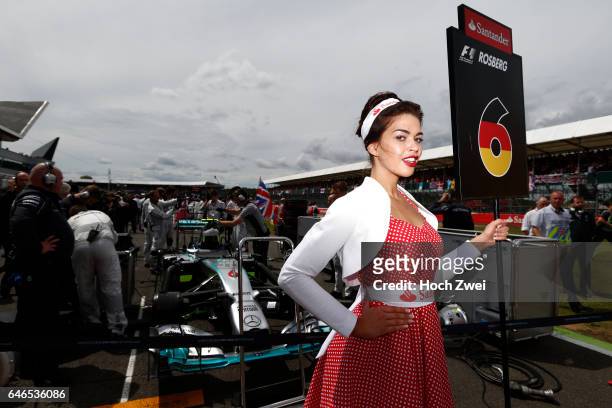 Formula One World Championship 2014, Grand Prix of Great Britain, grid girl