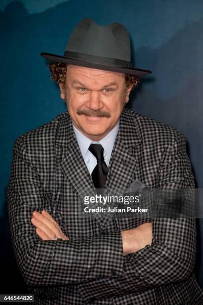 John C Reilly attends the European premiere of 'Kong: Skull Island' at the Cineworld Empire Leicester Square on February 28, 2017 in London, United...