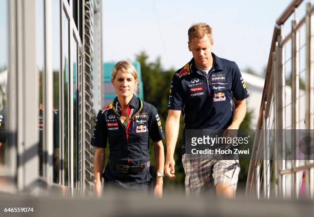 Formula One World Championship 2014, Grand Prix of Germany, Britta Roeske , #1 Sebastian Vettel ,