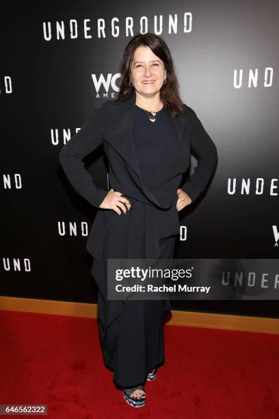 Costume designer Karyn Wagner attends WGN America's "Underground" Season Two Premiere Screening at Regency Village Theatre on March 1, 2017 in...