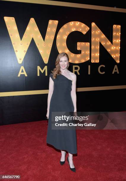 Actor Sadie Stratton attends WGN America's "Underground" Season Two Premiere Screening at Regency Village Theatre on March 1, 2017 in Westwood,...