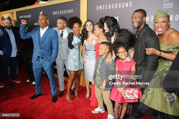 Actors Bokeem Woodbine, Alano Miller, DeWanda Wise, Jurnee Smollett-Bell, Amirah Vann, Jessica de Gouw, Jasika Nicole, Aldis Hodge, and Aisha Hinds...