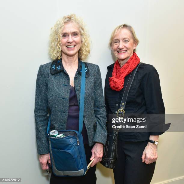 Jude Tallichet and Nancy Davidson attend Spring Break Art Fair 2017 Vernissage at 4 Times Square on February 28, 2017 in New York City.