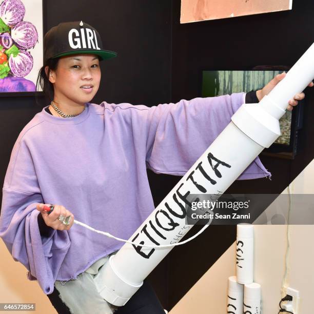 Ellen Jong attends Spring Break Art Fair 2017 Vernissage at 4 Times Square on February 28, 2017 in New York City.