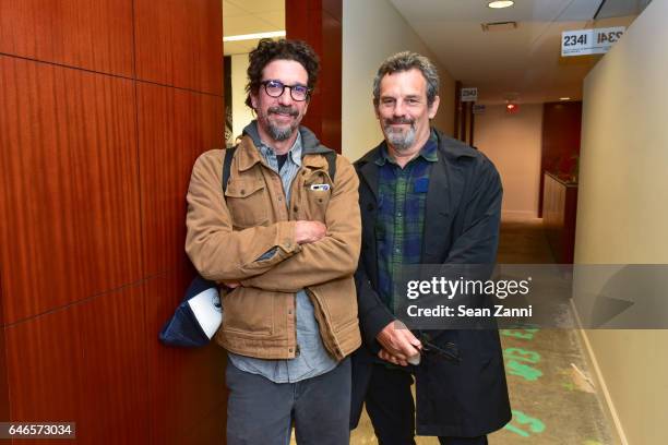 Tom Behrens and Brent Richardson attend Spring Break Art Fair 2017 Vernissage at 4 Times Square on February 28, 2017 in New York City.