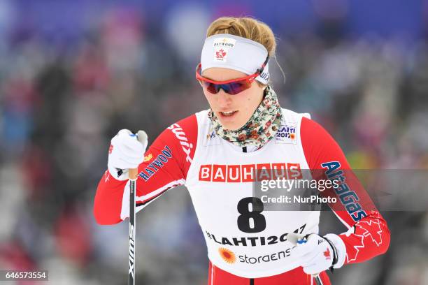 Dahria Beatty from Canada during Ladies cross-country 10.0km Individual Classic final, at FIS Nordic World Ski Championship 2017 in Lahti. On...