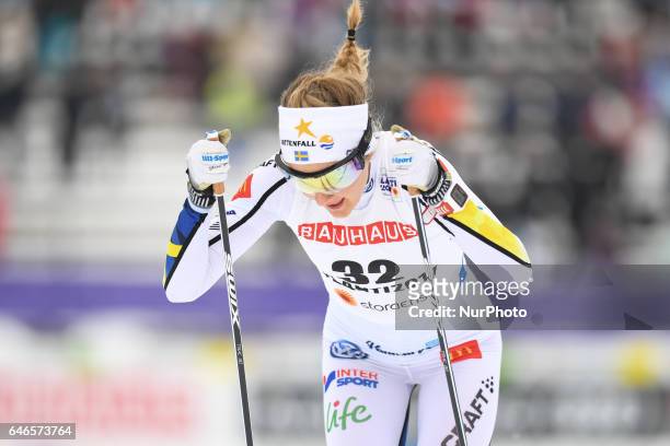 Stina Nilsson from Sweden during Ladies cross-country 10.0km Individual Classic final, at FIS Nordic World Ski Championship 2017 in Lahti. On...