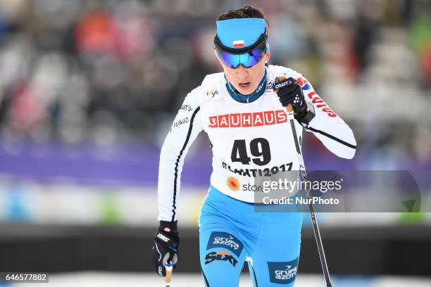 Kornelia Kubinska from Poland during Ladies cross-country 10.0km Individual Classic final, at FIS Nordic World Ski Championship 2017 in Lahti. On...