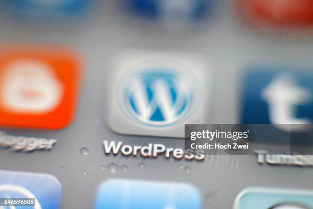 WordPress-App auf einem iPhone