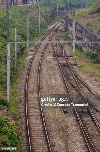 ferrovia - engenharia stock-fotos und bilder