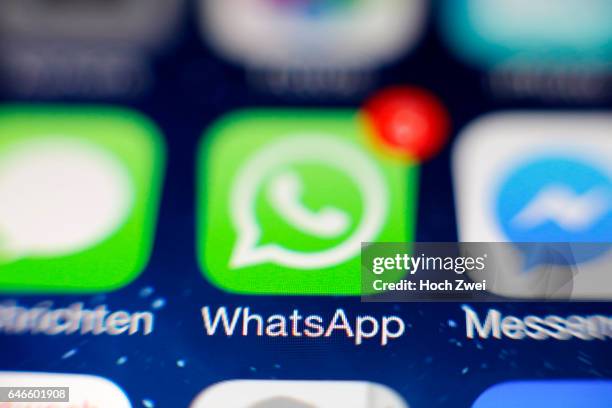 WhatsApp iPhone mobile app icon.