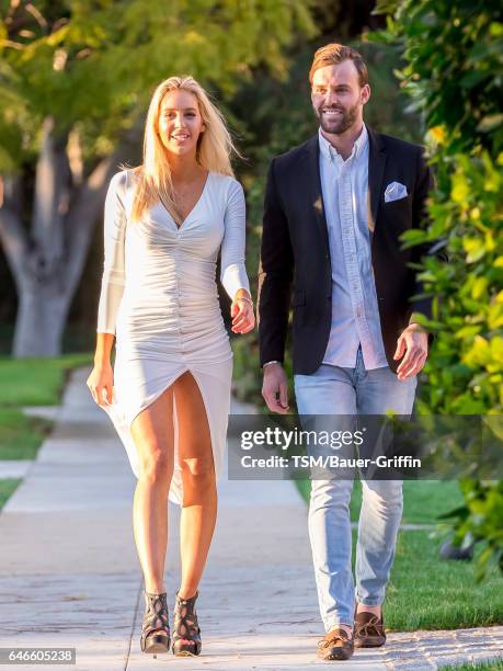 Bri Teresi and Robby Hayes are seen on February 28, 2017 in Los Angeles, California.