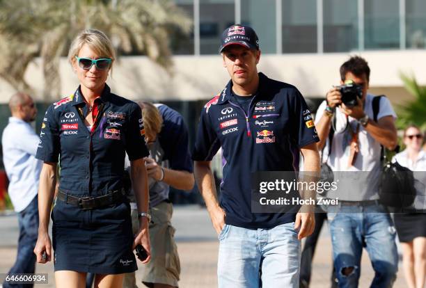 Formula One World Championship 2014, Grand Prix of Abu Dhabi, Britta Roeske , #1 Sebastian Vettel ,