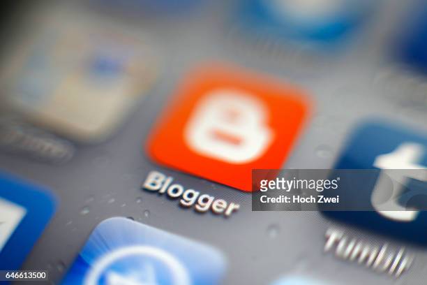 Blogger iPhone mobile app icon.