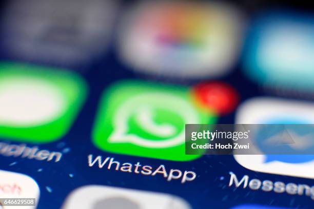 WhatsApp iPhone mobile app icon.