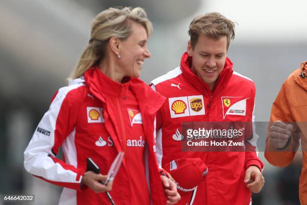 Formula One World Championship 2015, Grand Prix of China, Britta Roeske , #5 Sebastian Vettel ,