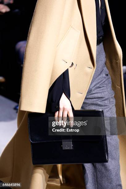 Bag detail at the Michael Kors show during the New York Fashion Week February 2017 collections on February 15, 2017 in New York City.