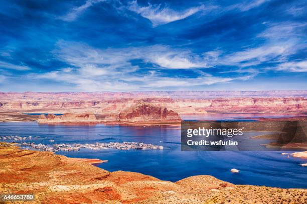 lake powell - glen canyon stock pictures, royalty-free photos & images